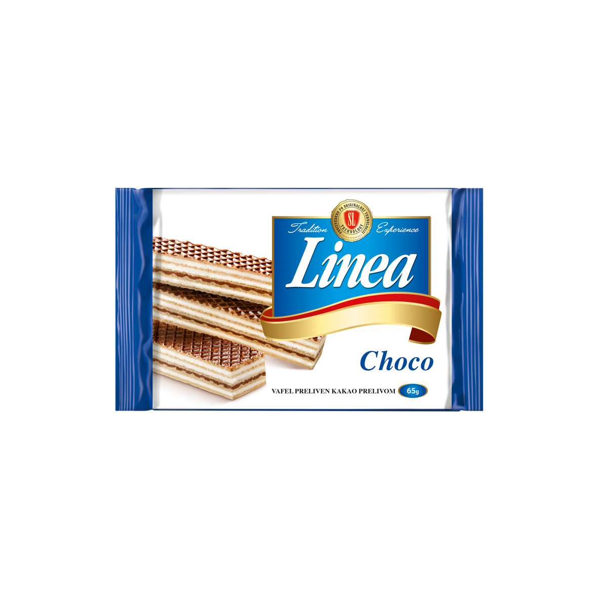Linea choco wafers 65g